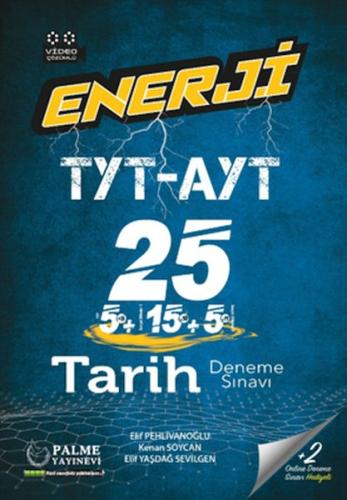 Palme Enerji Tyt-Ayt Tarih 25 Deneme Sınavı | Kitap Ambarı