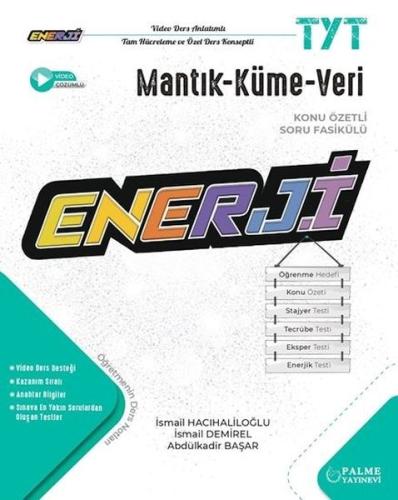 TYT Enerji Mantık - Küme - Veri  Konu Özetli Soru Fasikülü | Kitap Amb