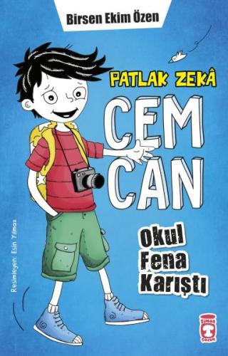 Patlak Zeka Cemcan - Okul Fena Karıştı (Fleksi Cilt) | Kitap Ambarı