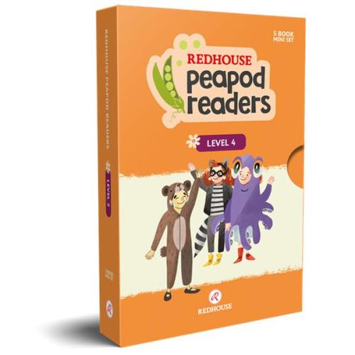 Redhouse Peapod Readers İngilizce Hikaye Seti 4 Kutulu Ürün | Kitap Am