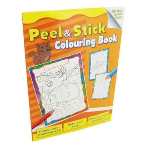 Peel And Stick Colouring Book | Kitap Ambarı