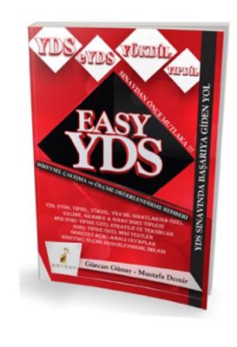 Easy YDS Bireysel Çalışma ve Ölçme Değerlendirme Rehberi | Kitap Ambar