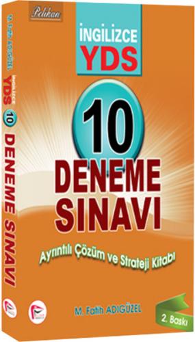 Pelikan İngilizce YDS 10 Çözümlü Deneme 2014 | Kitap Ambarı