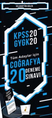 KPSS 2020 GYGK - Tüm Adaylar İçin Coğrafya 25 Deneme Sınavı | Kitap Am