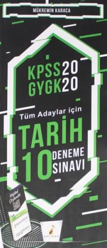 KPSS 2020 GYGK - Tüm Adaylar İçin Tarih 10 Deneme Sınavı | Kitap Ambar