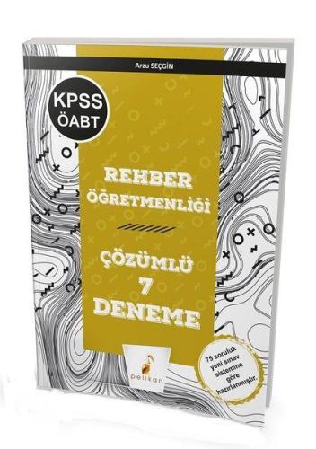 KPSS ÖABT Rehberlik Öğretmenliği Çözümlü 7 Deneme | Kitap Ambarı