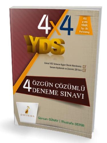 4x4 YDS 4 Özgün Çözümlü Deneme Sınavı | Kitap Ambarı