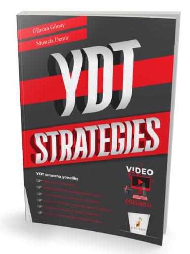 YDT Strategies Video Çözümlü Soru Bankası | Kitap Ambarı