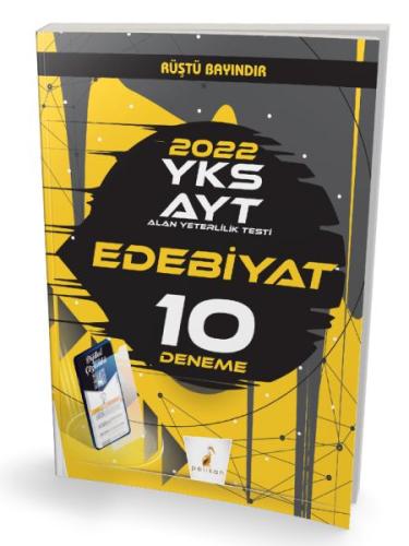 YKS AYT Edebiyat Dijital Çözümlü 10 Deneme Sınavı | Kitap Ambarı