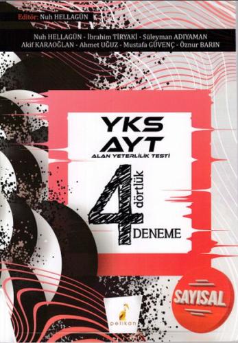 2019 YKS AYT Sayısal 4 Dörtlük 4 Deneme Sınavı | Kitap Ambarı