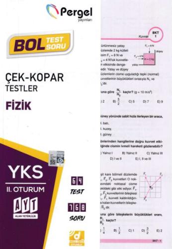 Pergel AYT Fizik Çek-Kopar Yaprak Test (Yeni) | Kitap Ambarı