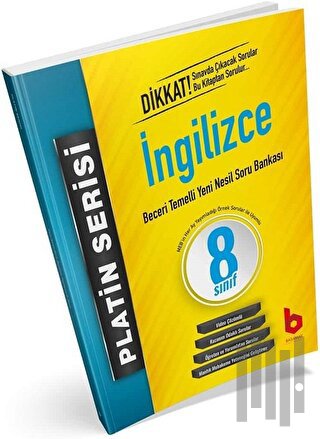 Platin Serisi 8. Sınıf İngilizce Soru Bankası | Kitap Ambarı