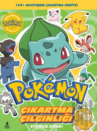 Pokemon Bulbasaur Çıkartma Çılgınlığı | Kitap Ambarı