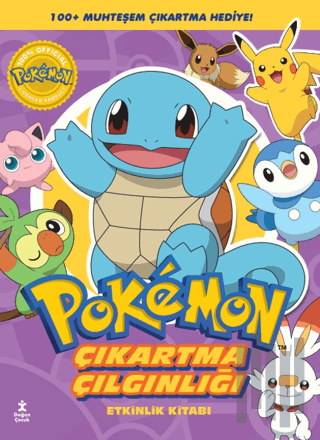 Pokemon - Squirtle Çıkartma Çılgınlığı Etkinlik Kitabı | Kitap Ambarı