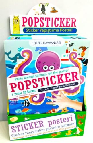 Popsticker-Sticker Yapıştırma Posteri-Stand | Kitap Ambarı