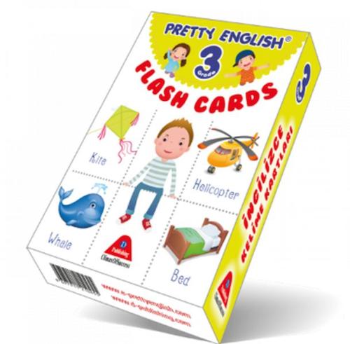 Pretty English Flash Cards 3 Grade | Kitap Ambarı