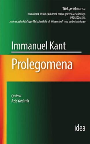 Prolegomena | Kitap Ambarı