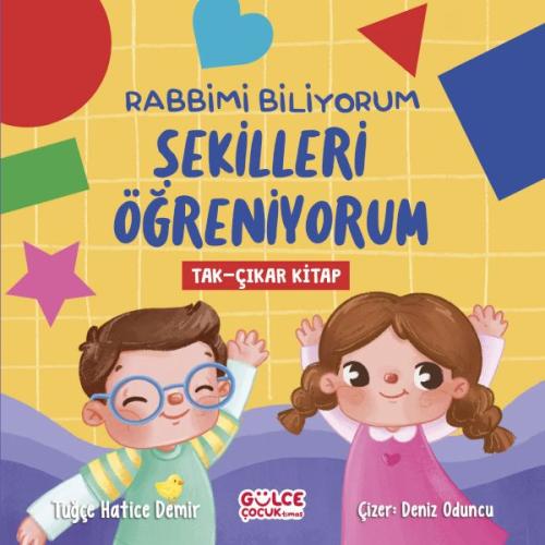 Rabbimi Biliyorum Şekilleri Öğreniyorum (Tak-Çıkar Kitap) | Kitap Amba