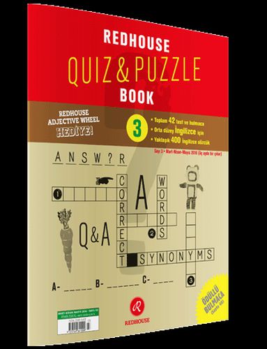 Redhouse Quiz-Puzzle Book Sayı: 3 | Kitap Ambarı