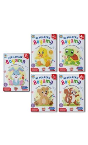 Rengarenk Boyama 10 set+1 set (55 Kitap) | Kitap Ambarı