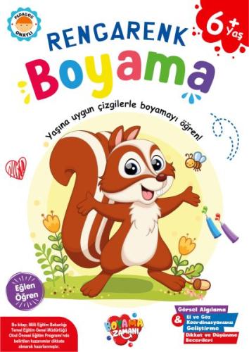 Rengarenk Boyama 6 Yaş | Kitap Ambarı