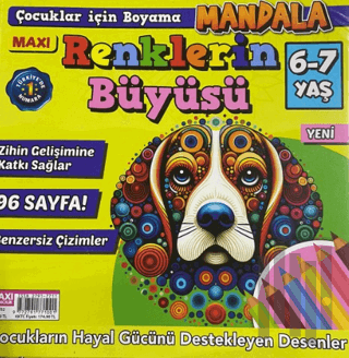 Renklerin Büyüsü Mandala 6-7 Yaş 2024 | Kitap Ambarı