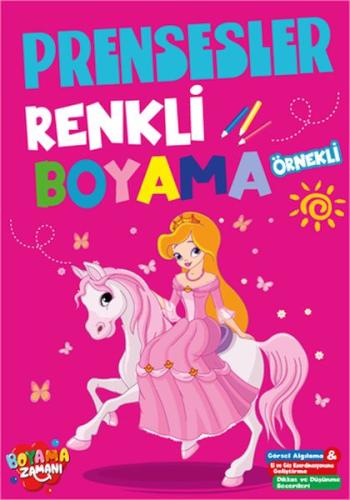 Renkli Boyama - Prensesler | Kitap Ambarı