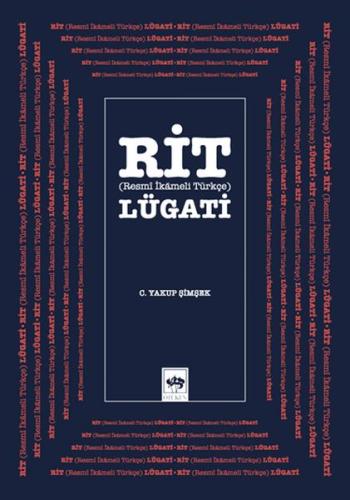 Rit Lügatı - Resmi İkameli Türkçe | Kitap Ambarı