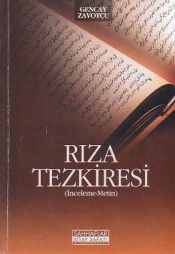 Rıza Tezkiresi | Kitap Ambarı