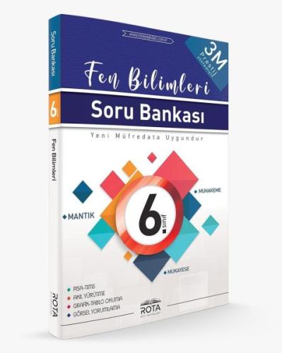 Rota 6. Sınıf Fen Bilimleri Soru Bankası 3M Prestij(Yeni) | Kitap Amba