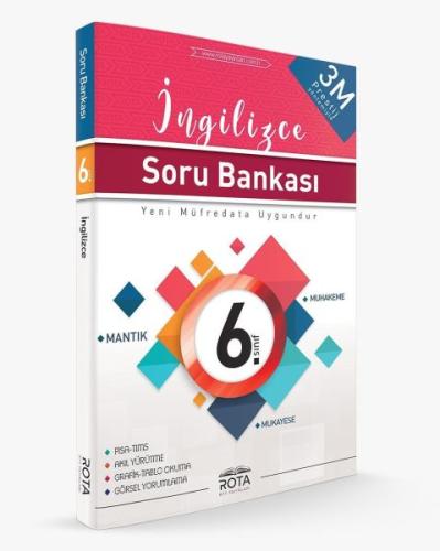 Rota 6. Sınıf İngilizce Soru Bankası 3M Prestij (Yeni) | Kitap Ambarı