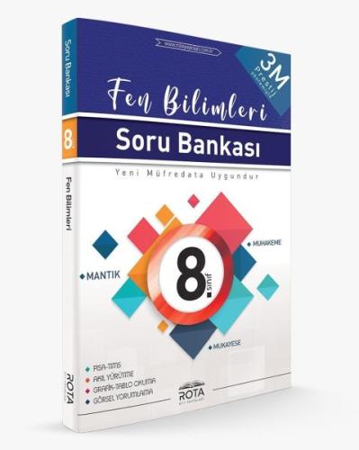 Rota 8. Sınıf Fen Bilimleri Soru Bankası 3M Prestij (Yeni) | Kitap Amb