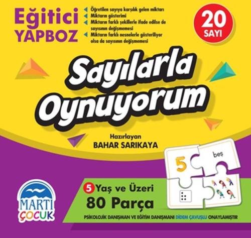 Sayılarla Oynuyorum - Eğitici Yapboz | Kitap Ambarı