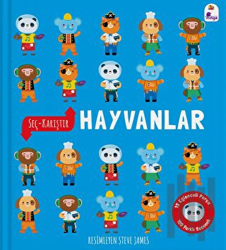 Seç - Karıştır: Hayvanlar (15 Eğlenceli Parça, 120 Farklı Seçenek) (Ci