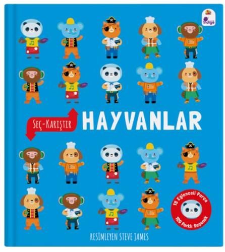 Seç - Karıştır: Hayvanlar (15 Eğlenceli Parça, 120 Farklı Seçenek) (Ci