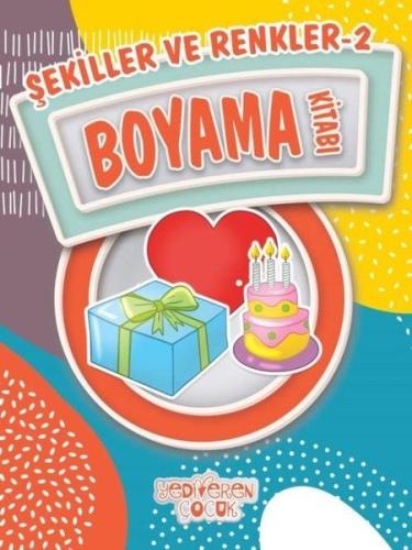 Şekiller ve Renkler 2 Boyama Kitabı | Kitap Ambarı