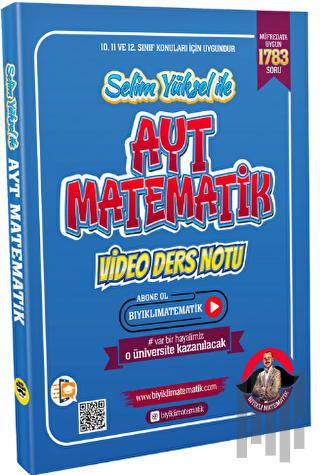 Selim Yüksel ile AYT Matematik Video Ders Notları | Kitap Ambarı