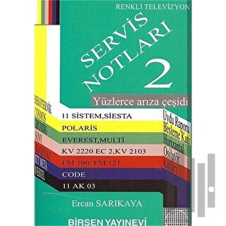 Servis Notları Renkli Televizyon 2 | Kitap Ambarı