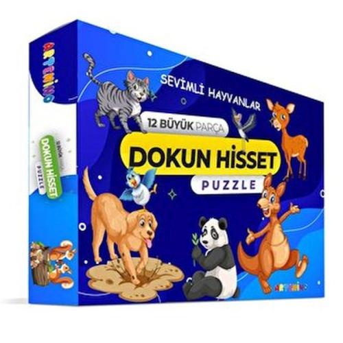 Sevimli Hayvanlar - Dokun Ve Hisset Puzzle | Kitap Ambarı