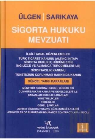 Sigorta Hukuku Mevzuatı (Ciltli) | Kitap Ambarı