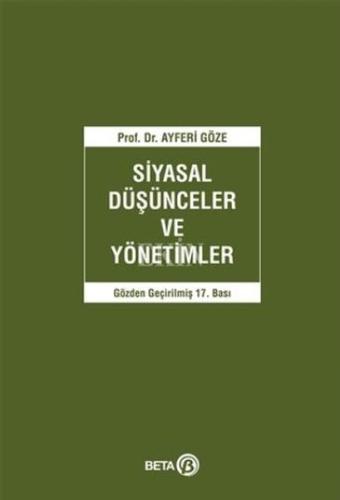 Siyasal Düşünceler ve Yönetimler | Kitap Ambarı