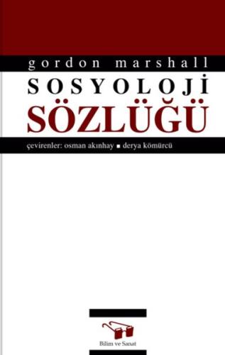 Sosyoloji Sözlüğü (Ciltli) | Kitap Ambarı