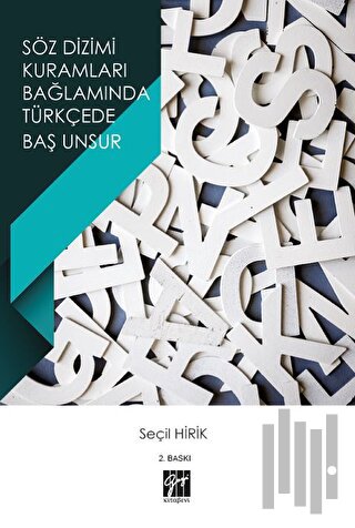 Söz Dizimi Kuramları Bağlamında Türkçede Baş Unsur | Kitap Ambarı