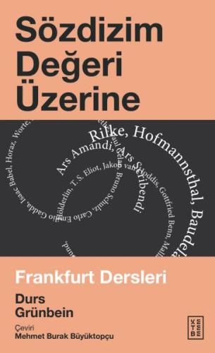 Sözdizim Değeri Üzerine | Kitap Ambarı