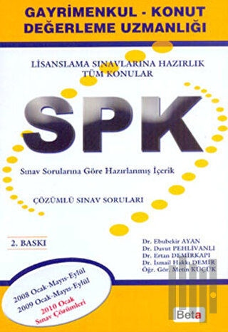 SPK Gayrimenkul - Konut Değerleme Uzmanlığı | Kitap Ambarı