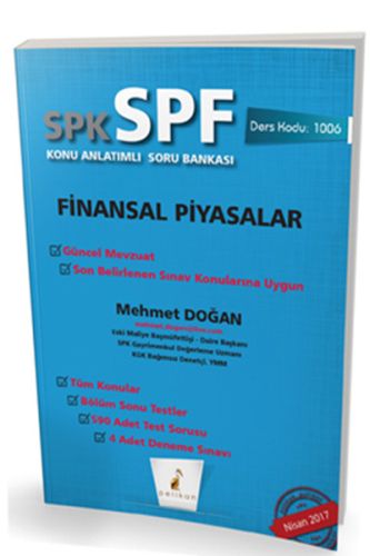 SPK - SPF Finansal Piyasalar Konu Anlatımlı Soru Bankası | Kitap Ambar