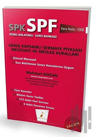 SPK - SPF Geniş Kapsamlı Sermaye Piyasası Mevzuatı ve Meslek Kuralları