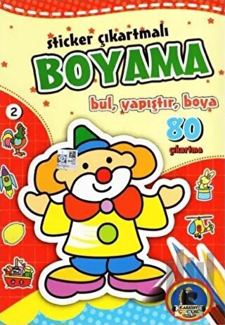 Sticker Çıkartmalı Boyama 2 | Kitap Ambarı