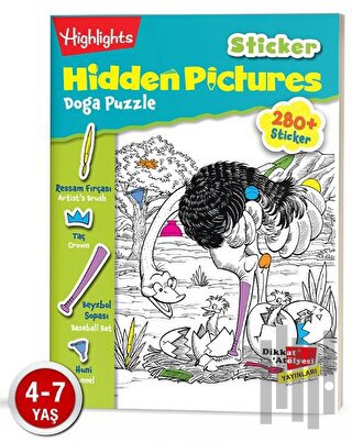 Sticker Hidden Pictures Doğa Puzzle (Tek Kitap) | Kitap Ambarı