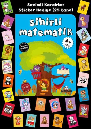 Stickerlı 4+ Yaş Sihirli Matematik | Kitap Ambarı